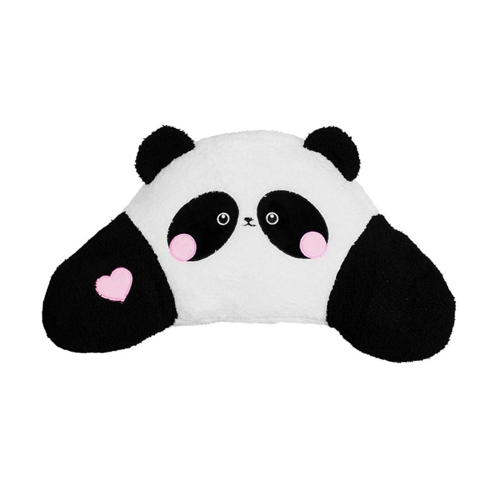 Plush Panda Auto Waist Support Cushion Heart Panda Car Headrest Cute   Car Accessories