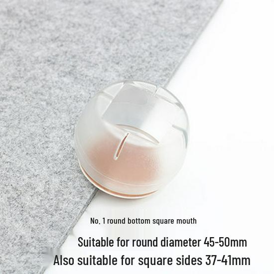 Прозрачные противоскользящие защитные чехлы для ножек стульев и столов