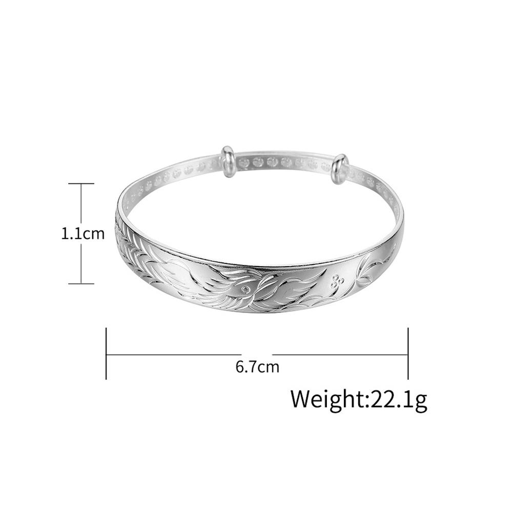 Fashion Retro Style Sliver Color Adjustable Phoenix Pattern Bracelet