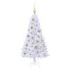 Artificial Christmas Tree White 120 cm PVC and Steel