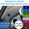 Для MINI COOPER R50 R53 2002 2003 2004 несколько цветов из настоящего углеродного волокна наклейки весь набор с центральным управлением автомобиля