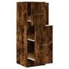 VidaXL Armoire d'apothicaire chêne fumé 40x41x118 cm bois d'ingénierie, coffre d'apothicaire, meuble d'apothicaire, coffre à 855200