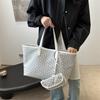 Нишевый дизайн, портативная сумка-шоппер на одно плечо, большая вместимость, для отдыха, осенняя, женская, красивая, с косым ремнем, женская сумка-тоут