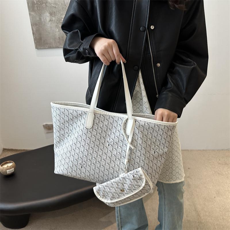 Нишевый дизайн, портативная сумка-шоппер на одно плечо, большая вместимость, для отдыха, осенняя, женская, красивая, с косым ремнем, женская сумка-тоут