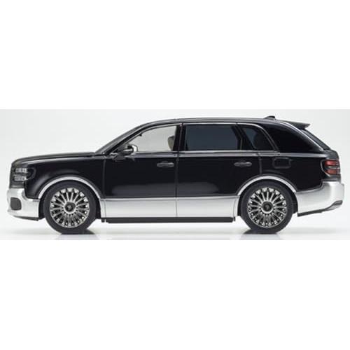 Kyosho Original 1/43 Toyota Century (Ринпо) Черный/Серебристый с интерьером Fromage Полностью собранная модель автомобиля KS03926BS