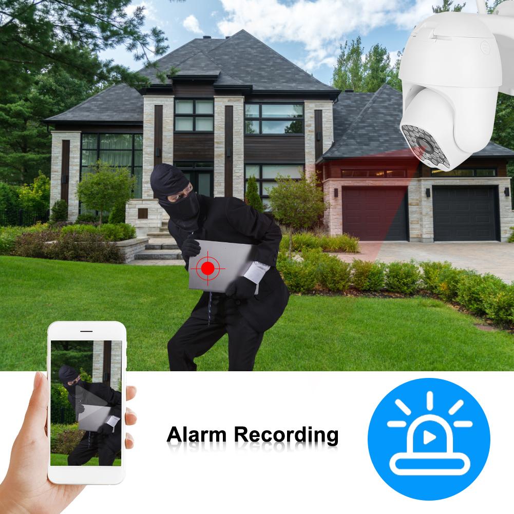 1080P HD Купольная камера Водонепроницаемая Уличная WiFi CCTV с 32 огнями Система видеонаблюдения