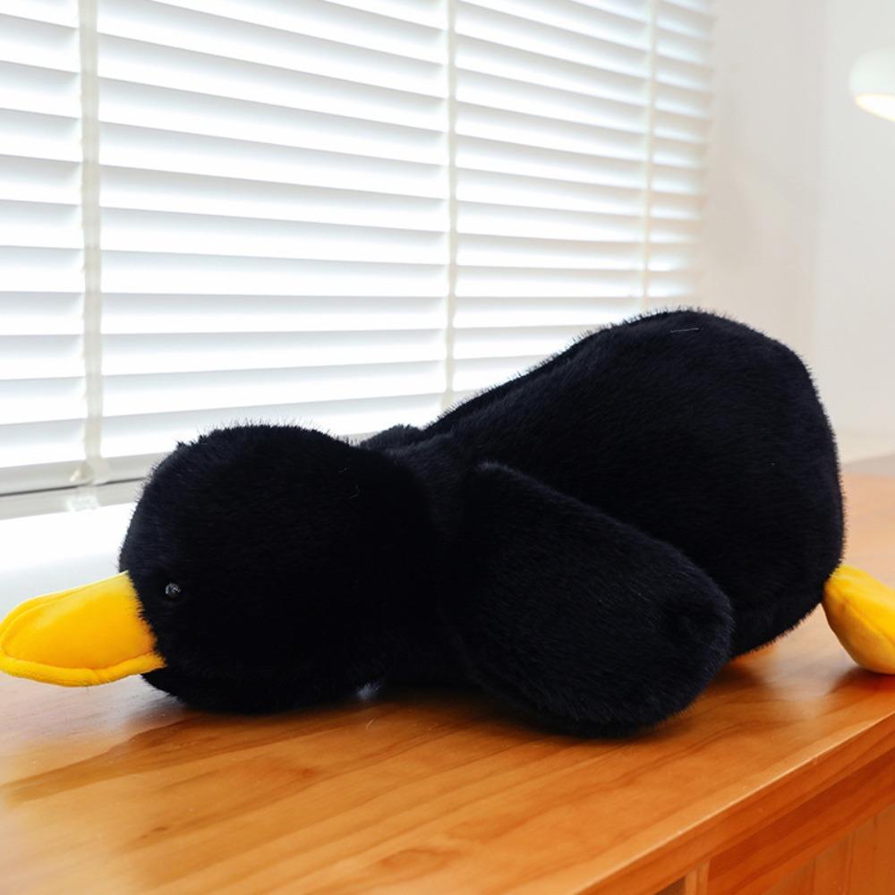 Fluffy Long Hair Duck Plush Doll Soft Duck Stuffed Animal Toy Huggable Duck Plush Toy Home Decor