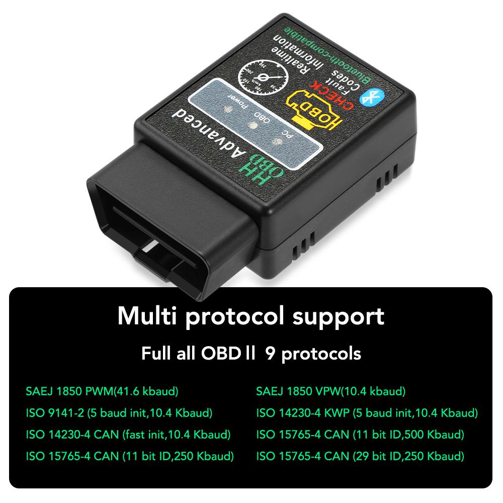 OBD ELM327 Bluetooth автомобильный диагностический инструмент для Kia Sportage 4 Rio 3 Picanto K5 Ceed JD Soul Niro Seltos Optima