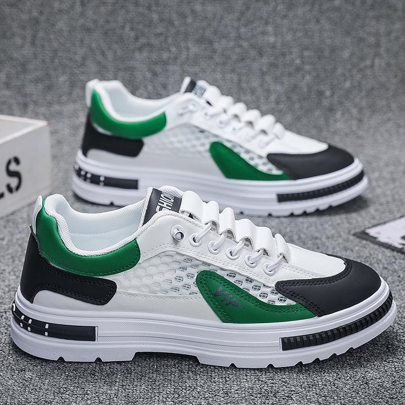 2025 осень новая мужская обувь дышащая сетка кеды мужские корейская версия обуви мужская сетчатая обувь платформа модная повседневная обувь