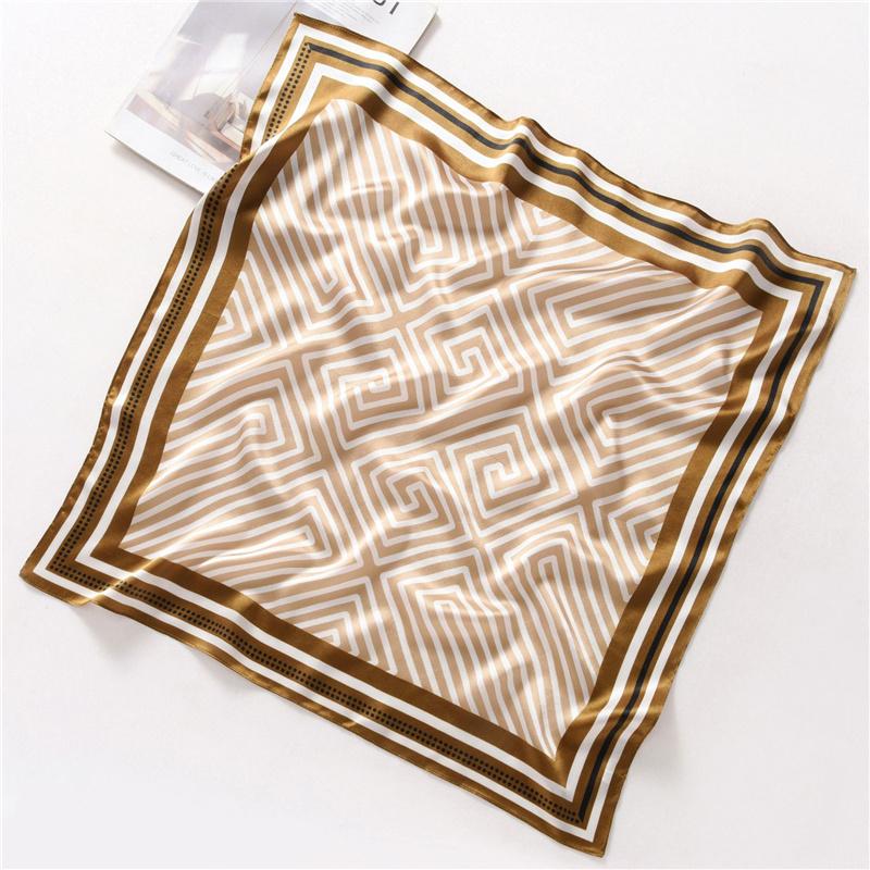 68*68cm 100% Mulberry Silk Scarf Luxury Printed Square Shawl Elegant Lightweight Soft Fashion Accessory Premium Gift for Women Chic