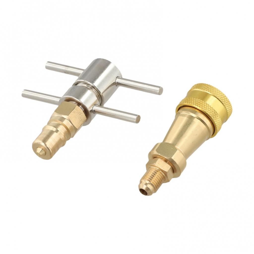 Brass Washer Quick Connect Refrigerator Quick Connector Electroplated Iron Body
