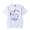 Funny Horse And Girl You Are My Happy Place Print T-shirts Summer Short Sleeve Tee Shirts For Women Round Neck Ladies Personalized Tops