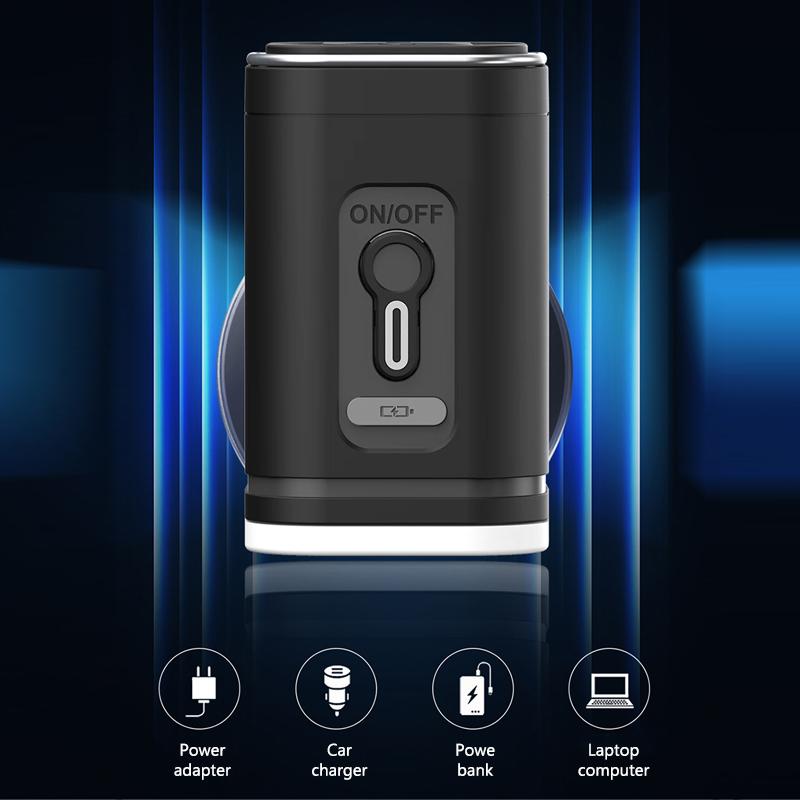 SEAMETAL Перезаряжаемый воздушный насос Портативный беспроводной воздушный компрессор Накачивающие/сдувающие насосы Для надувных подушек Надувных кроватей Лодки Плавательного круга