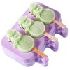 **Food-Grade Silicone Ice Pop Molds for Homemade Popsicles**