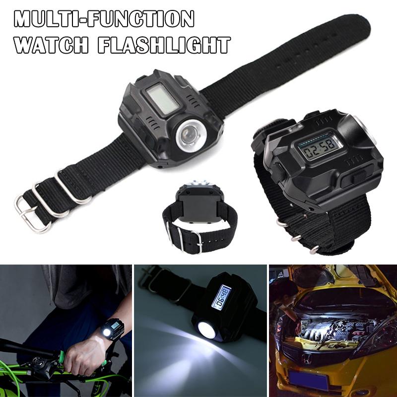 Светодиодный фонарик наручные часы Torch Light Портативный наручный фонарь XPE Q5 R2 USB зарядка наручная модель тактический перезаряжаемый фонарик