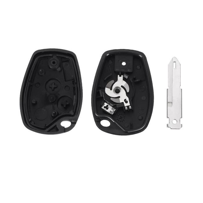 Coque Cle pour Renault Megane Laguna Scenic Espace Trafic Modus Clio Kangoo Twingo - Plip clé télécommande 2 Boutons Phonillico®