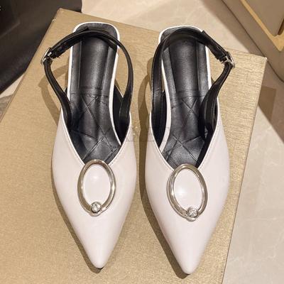 Женские туфли на высоком каблуке, летние, со стразами, металлической пряжкой, модные туфли-лодочки на шпильках, сандалии для женщин