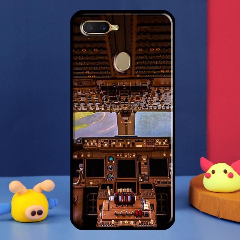 Авиационный Самолет Пилот Кабина Чехол Для Oppo A91 A5 A9 A16 A76 A96 A58 A78 A98 A52 A72 A74 A94 A54 S A57 A77 A15 A17 Чехол