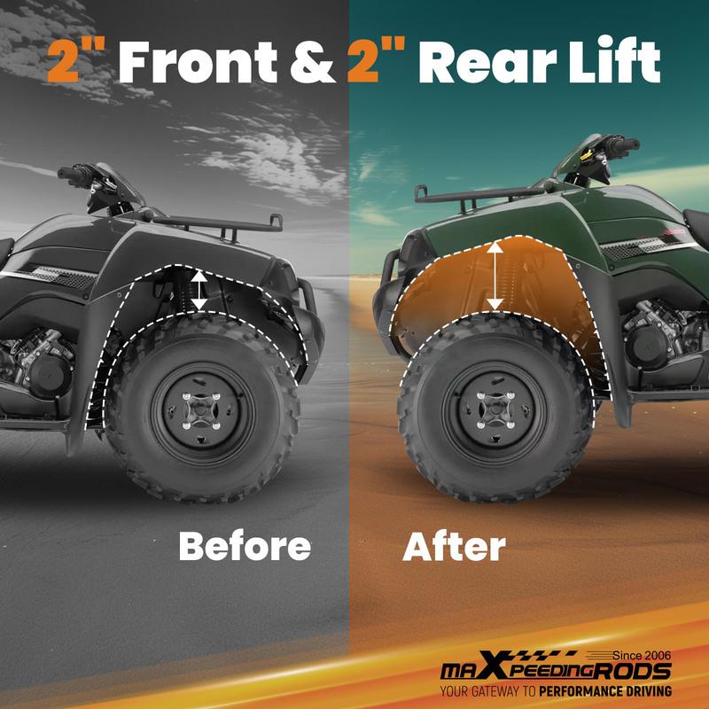 Front Rear 2" Lift Kit Fit Kawasaki Brute Force 750i KVF750 Heavy-Duty 2005-