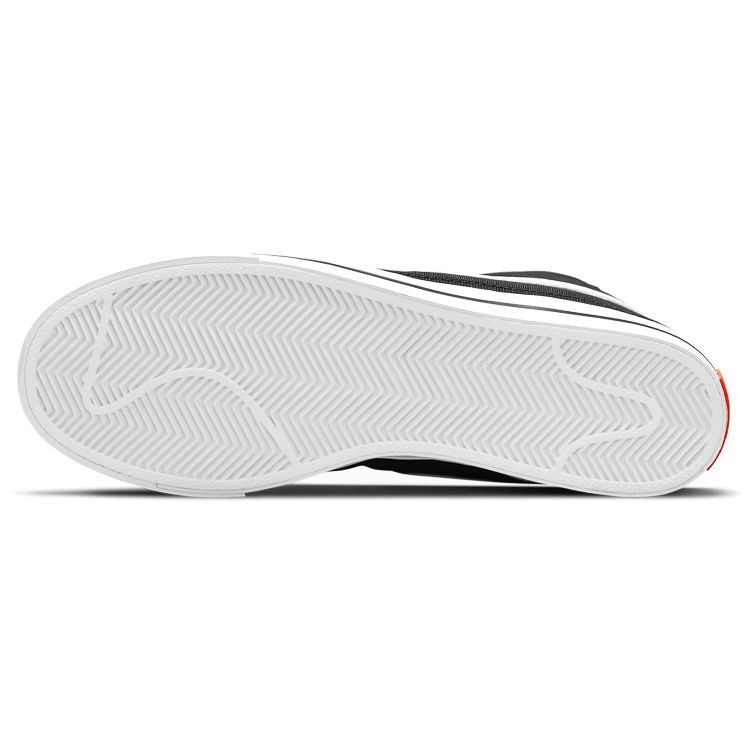 Nike Кроссовки Court Legacy Canvas Mid Женские Черно-белые Оранжевые DD0161-001