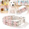 Ошейник для собак, удобный, компактный, удобный в использовании, модный маленький жемчужный ошейник для улицы