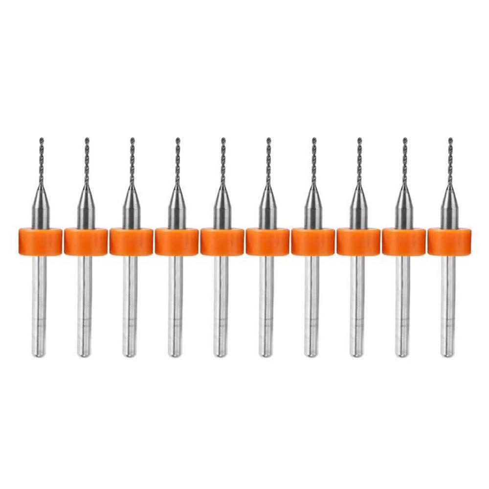 Power Tools PCB Drill Bits Supplies 10pcs Circuit Board Carbide Twisted