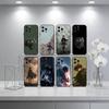 Чехол для телефона L-Levi A-Атака Титанов Для iPhone 17 16 15 14 13 12 Max Plus Силиконовый Черный Чехол