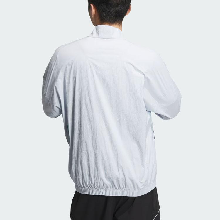 adidas Свободная куртка с однотонным логотипом Мужские куртки светло-синего цвета IT3956