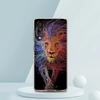 Colorful Lion Transparent Phone Case for Samsung Galaxy A16 A14 A12 A22 A24 A42 A02 A03S A06 A50 A70 A20 A30 A40 Soft Cover Bags