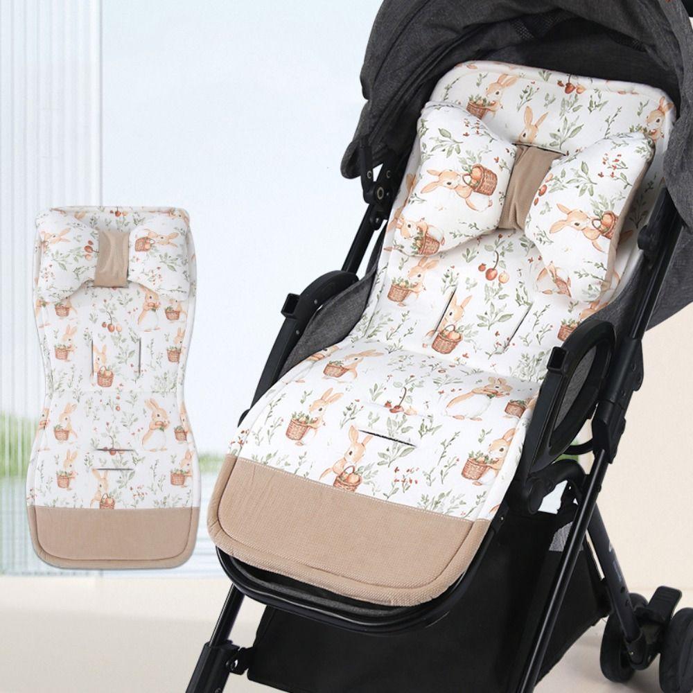 Comfortable Stroller Seat Pad Soft Baby Seat Cushion Cute Baby Stroller Cushion Infant Comfort