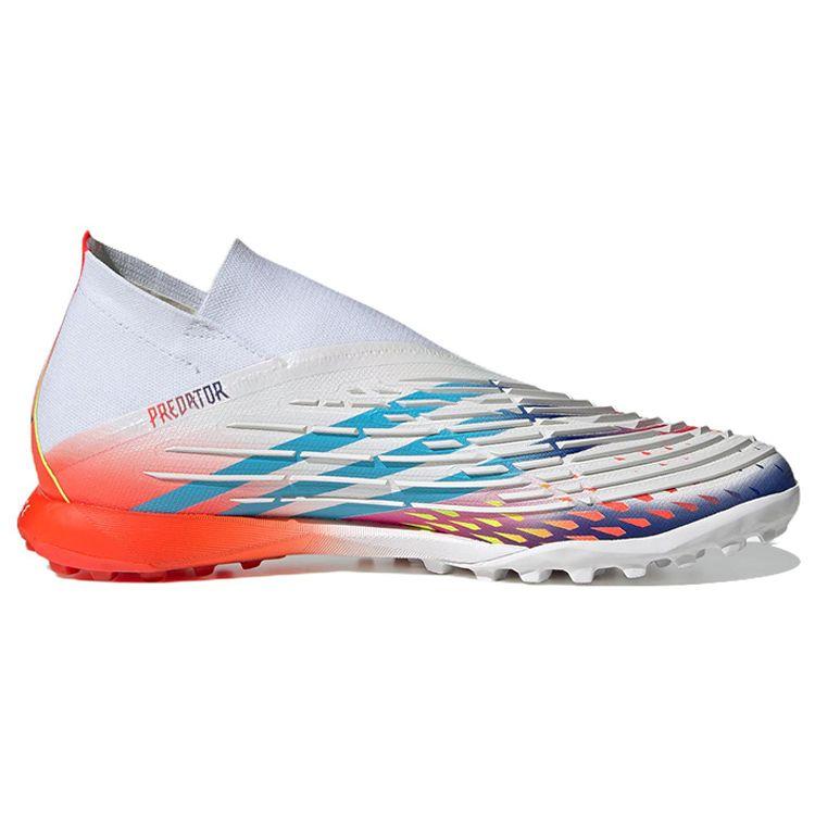 Adidas Predator Edge.1 TF Al Rihla Pack — белые мужские кроссовки Cloud-White Solar-Yellow Power-Blue GZ6101