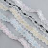 Elegant Double-sided Hollow Lace Ribbon Handmade Card Package with Water-soluble Lace Dress Accessories Clothing Accessories Crafts Making Ribbons