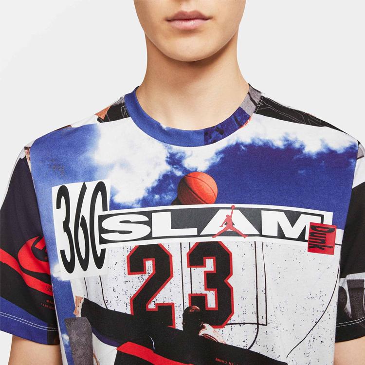 Jordan Photo Sports Training Crew Neck T-Shirt Men Tops CJ6299-100