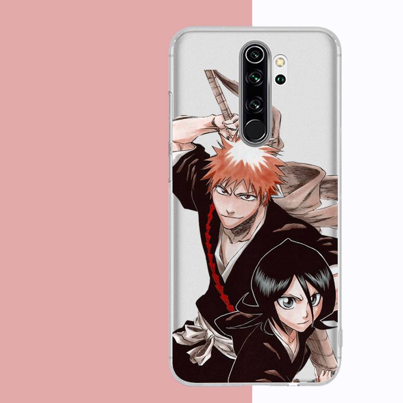 Чехол для телефона «Аниме Блич Куросаки Ичиго» для Samsung A51 A52 A71 A12 для Redmi 7 9 9A для Huawei Honor8X 10i Прозрачный чехол