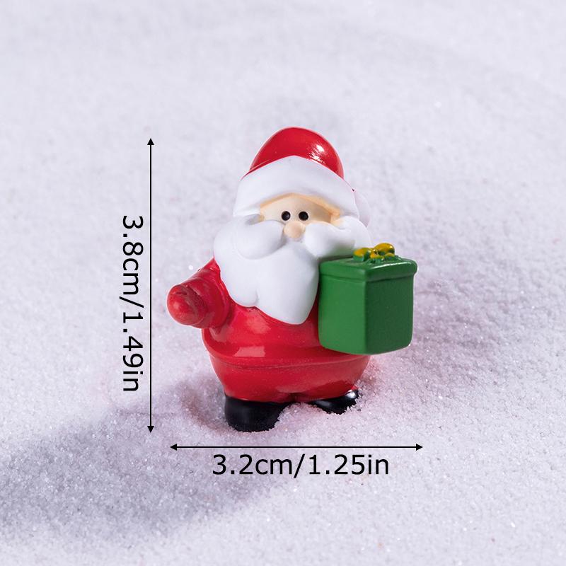 1PC Creativity DIY Resin Ornaments Micro Landscape Gift Mini Accessories Christmas Decorations Adorn