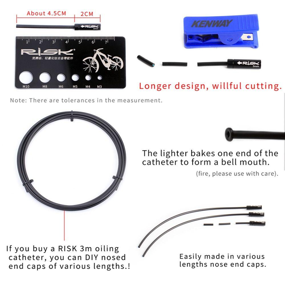Brake Derailleur Luminous Dustproof Plug Shift Cable End Cap Brake Dust Cover Oiling Nosed End Cap