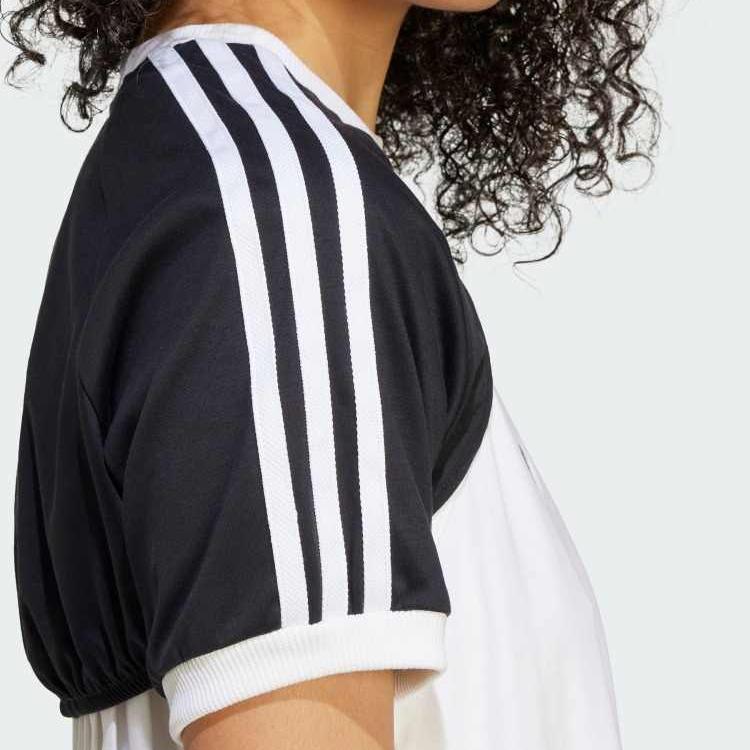 Adidas Originals Cali Tee Fashion Comfortable Casual Short Sleeve T-Shirt Women Tops White JZ6784