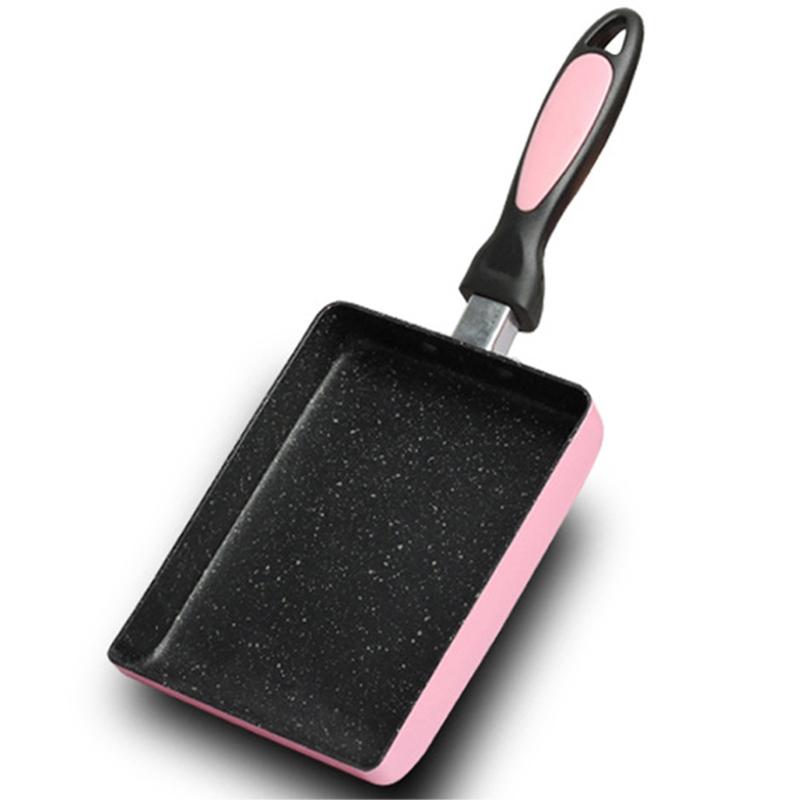 Прямоугольная сковорода для омлета с антипригарным покрытием Кастрюля для яиц Тамагояки для плиты и индукционной плиты