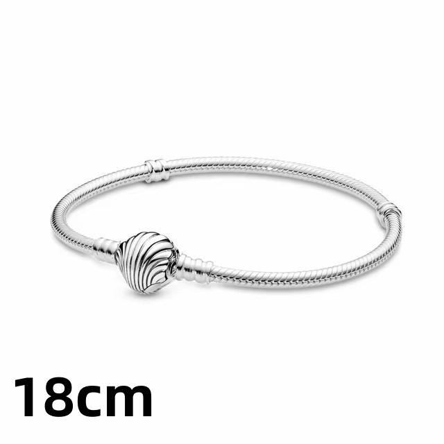 925 Silver   Charm Bracelet Ocean Clownfish Octopus Crab Pendant Mermaid Beads DIY Gifts