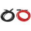1 пара черного и красного солнечного адаптерного удлинительного кабеля 4 мм² Солнечный удлинительный кабель Установленный солнечный штекер