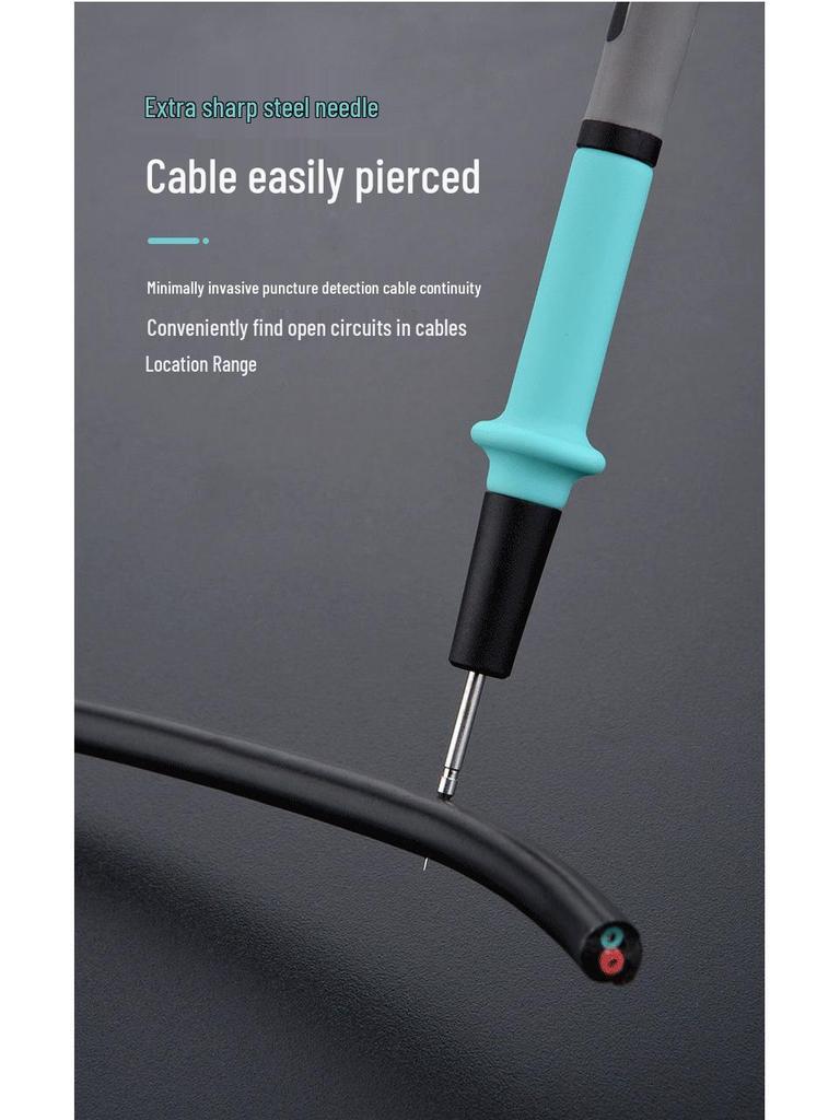 Сверх острые силиконовые щупы для мультиметра Pro - Защита от прожига и морозостойкая стальная игла Универсальные аксессуары