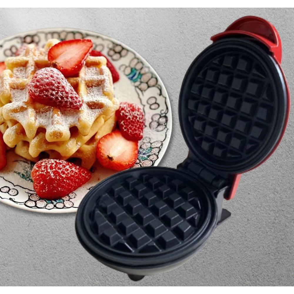 Портативная машина для завтрака, вафельница, автоматическая домашняя многофункциональная мини-вафельница