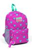 Рюкзак Minik Yuva Неоново-Розовый Вода Зеленое Сердце С Узором Два Отделения 23341