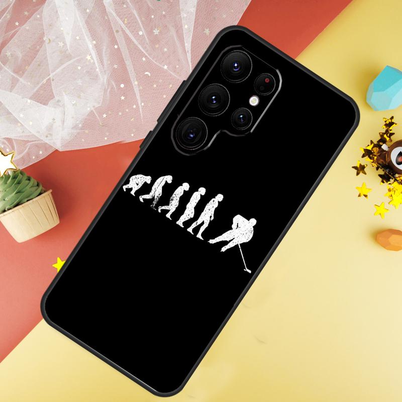 Чехол для телефона с изображением игрока в хоккей на льду Для Samsung Galaxy S25 S26 Ultra S21 S20 S22 S23 Ultra S10 Plus S24 FE Чехол Coque
