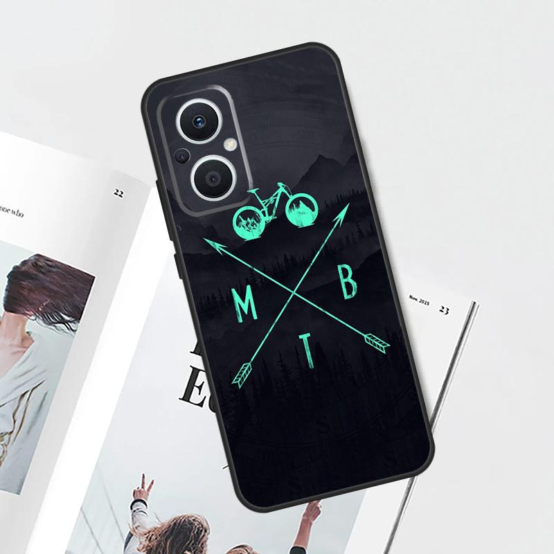 MTB Mountain Bike Cycling Bicycle Case For OPPO Reno 8T 4Z 5Z 4 5 6 7 8 Lite 10 Pro OPPO Find X6 Pro X2 X5 Lite X3 Neo Cover