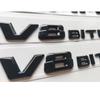 3D Letters For Mercedes Benz E63 C63 S63 GLE63 GLC63 GLS63 CLS63 AMG Fender V8 BITURBO V8BITURBO Emblems Badges Symbols Sticker