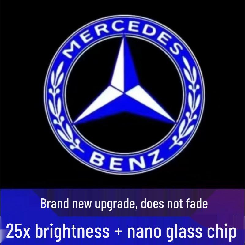 Светодиодные приветственные огни для дверей Mercedes для C-Class, A-Class, E-Class, GLC, GLB, C200, 260, E300 - Проекционная подсветка салона
