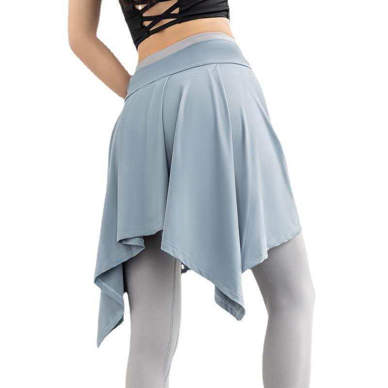 Спортивная юбка для йоги с защитой от воздействия окружающей среды и лямками - юбка для балета, танцев и йоги