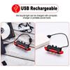 Flashing City Mountain Bike Bicycle Light USB Rechargeable Cycling Taillight Rear Bicycle Light