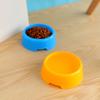 Good Durable Pet Supplies For Dogs Cats Easy To Clean Round Shape Food Bowl Colorful Not Fragile Plastic Smooth Pet Bowls